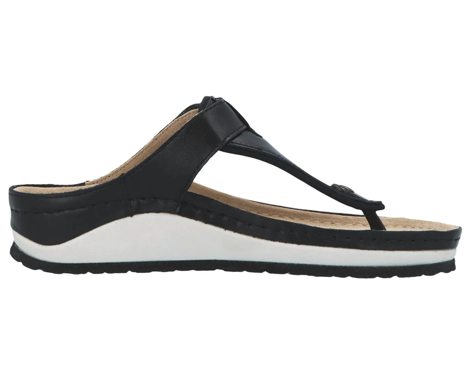 MILA Black Calfskin Leather