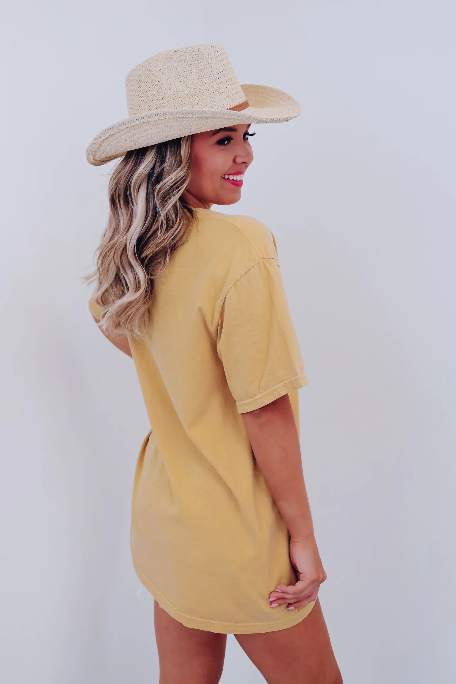 Nashville Music City Graphic Tee - Mustard