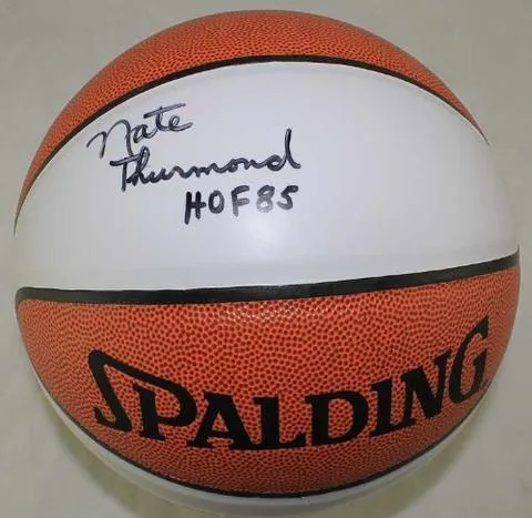 Nate Thurmond Signed Autographed Full-Sized Limited Edition Basketball #/108 (JSA COA)