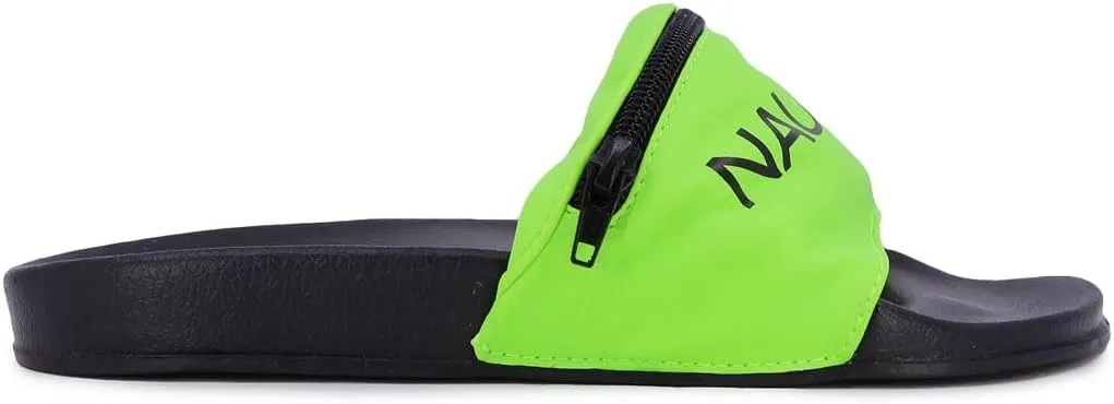 Nautica Women's Athletic Slide Sandals - Comfort Slip-On Shower Shoes, Quick-Dry Beach Sandals, Non-Slip Boat Slides for Pool & Casual Wear