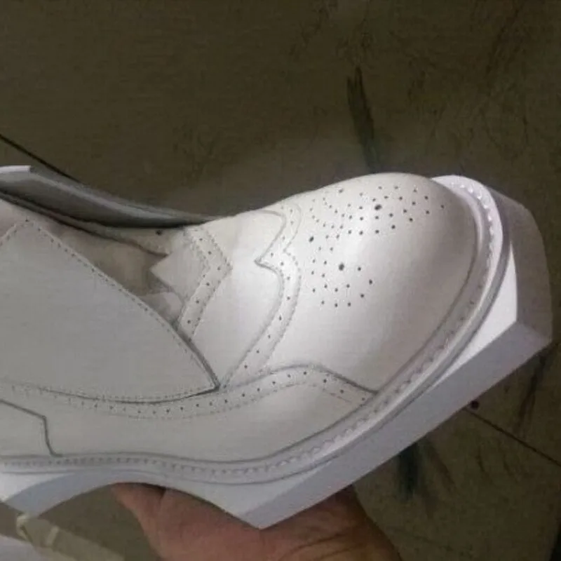 New Fashion Runway Genuine Leather Ankle Boots Men