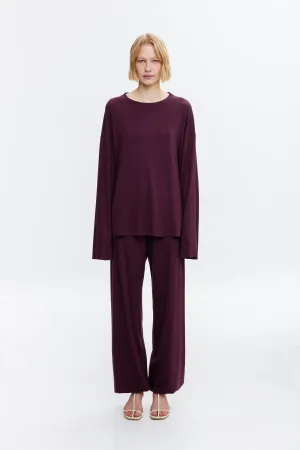Noa Pants in Plum