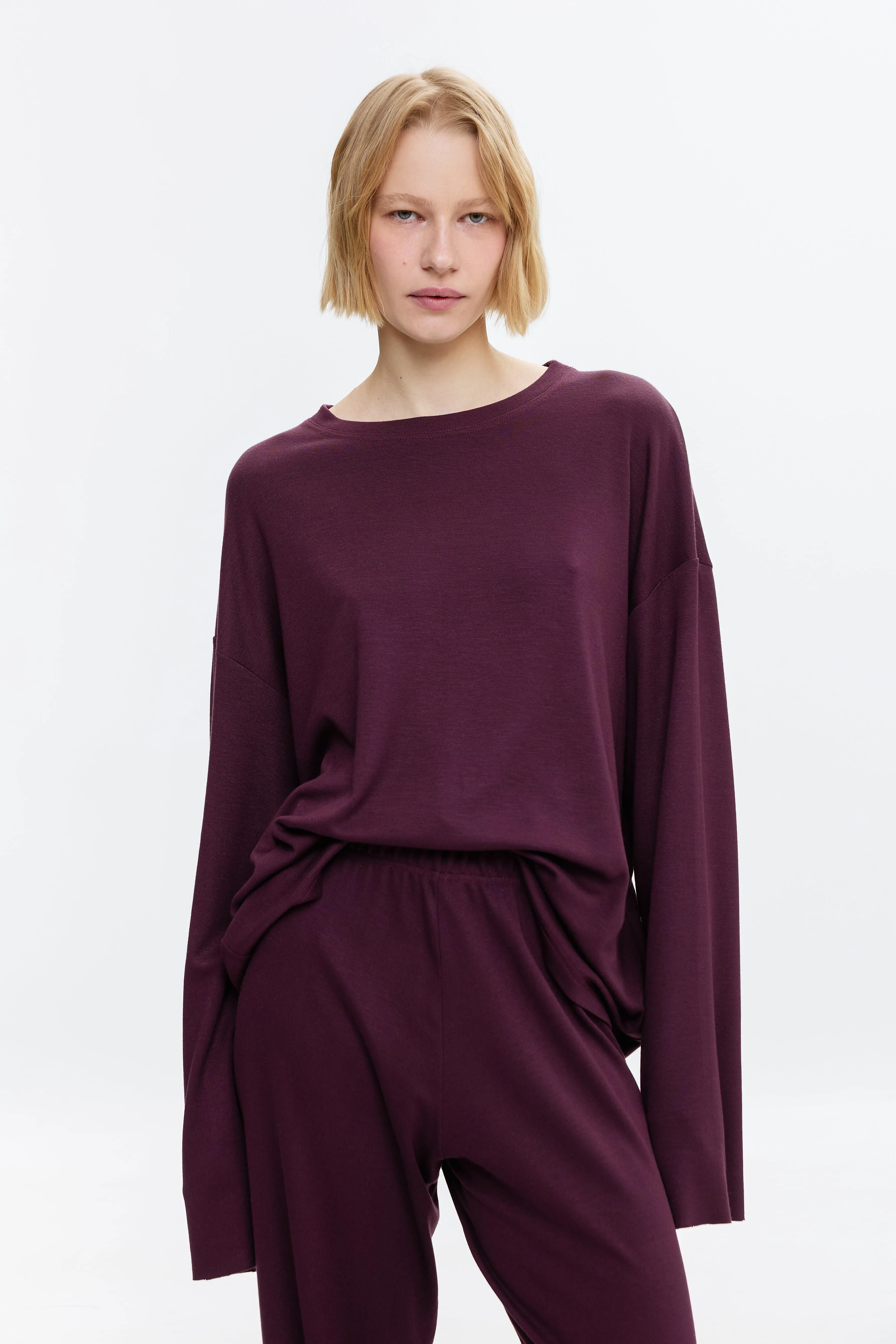 Noa Pants in Plum