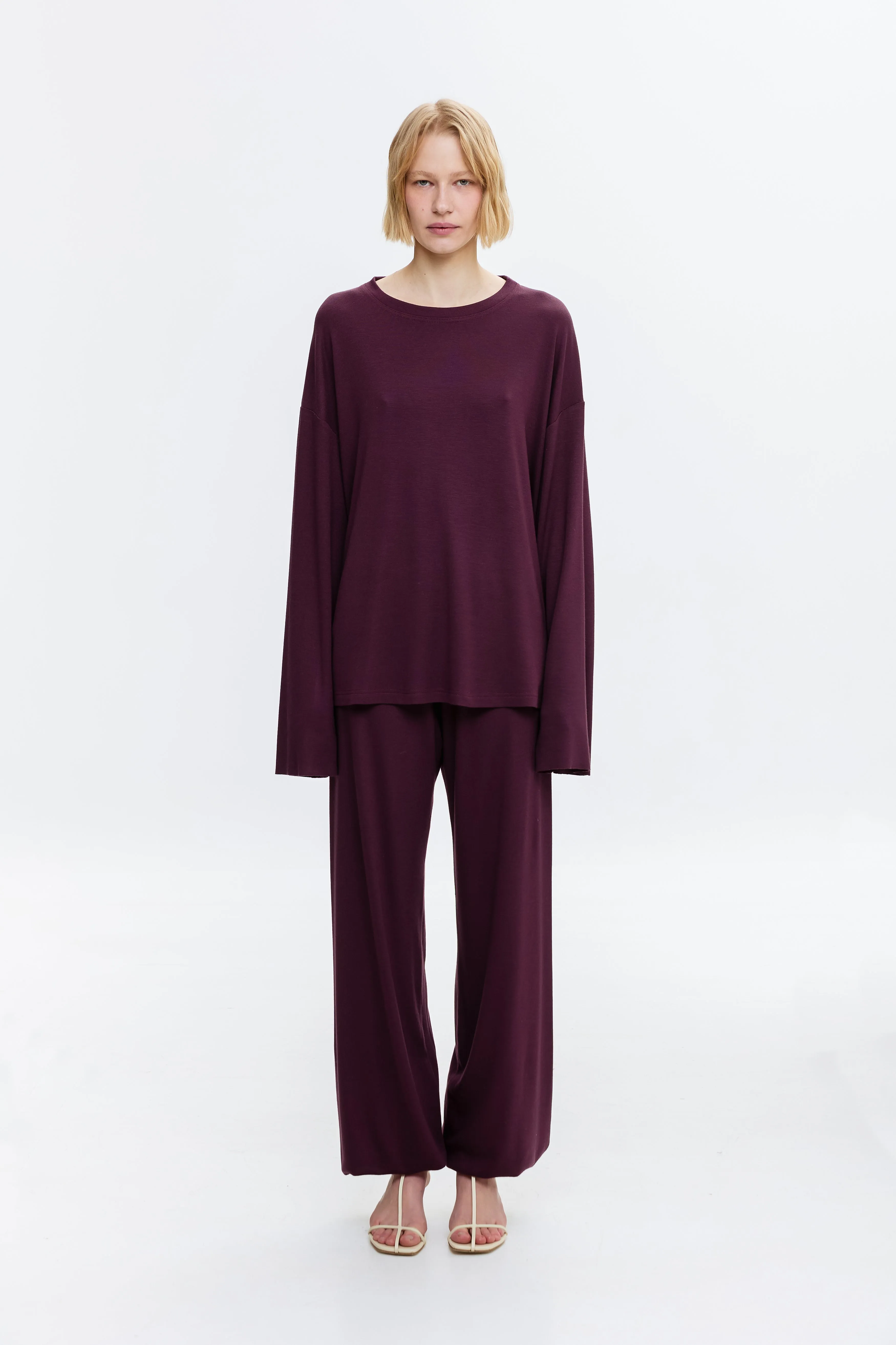 Noa Pants in Plum