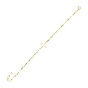 Open Star Chain Bracelet