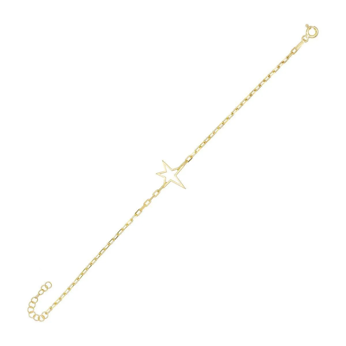 Open Star Chain Bracelet