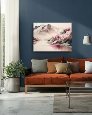 Pastel Peaks canvas art