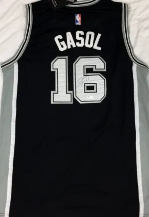 Pau Gasol Signed Autographed San Antonio Spurs Basketball Jersey (JSA COA)