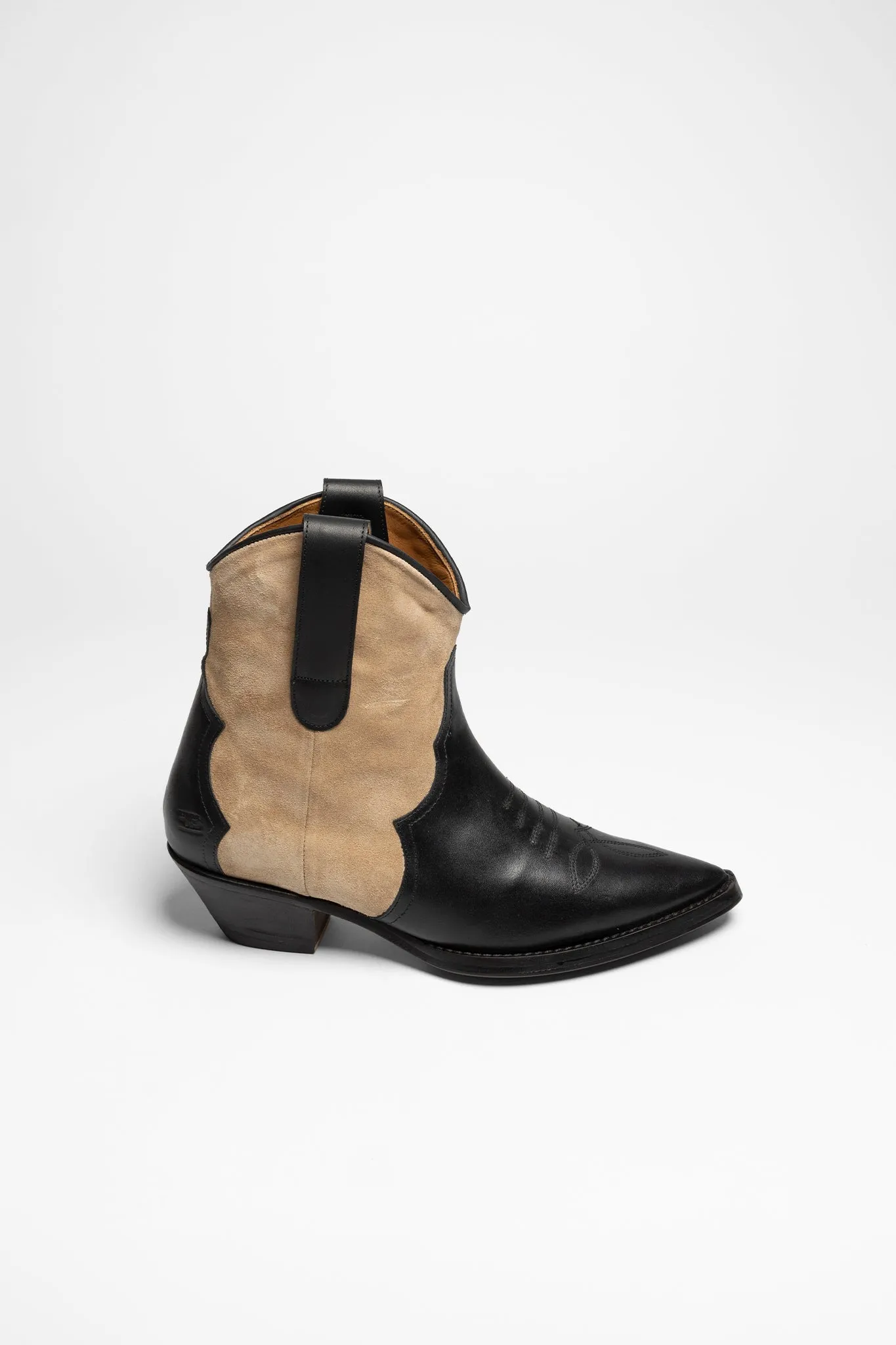 PAULA Damen Schwarz Beige