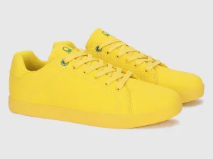 PU Textured Sneakers