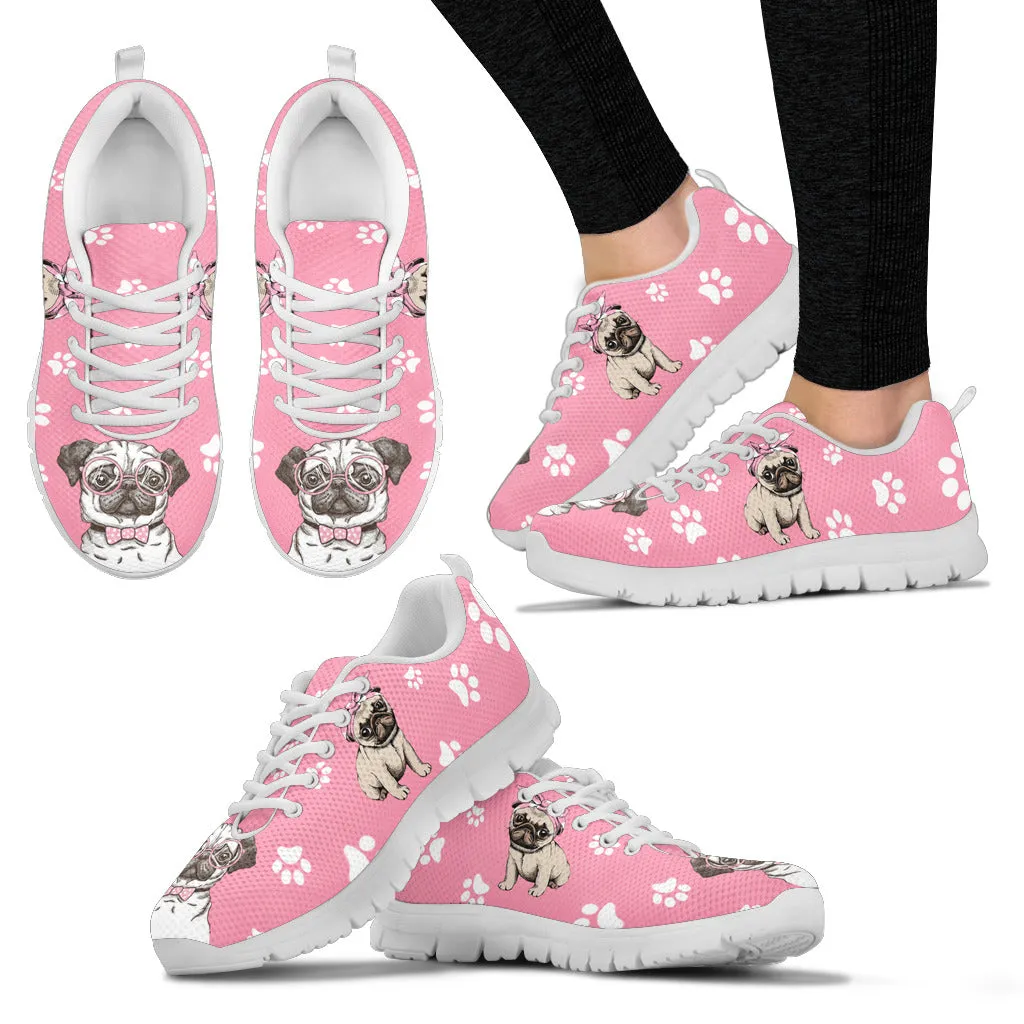 Pug Dog Women's Sneakers