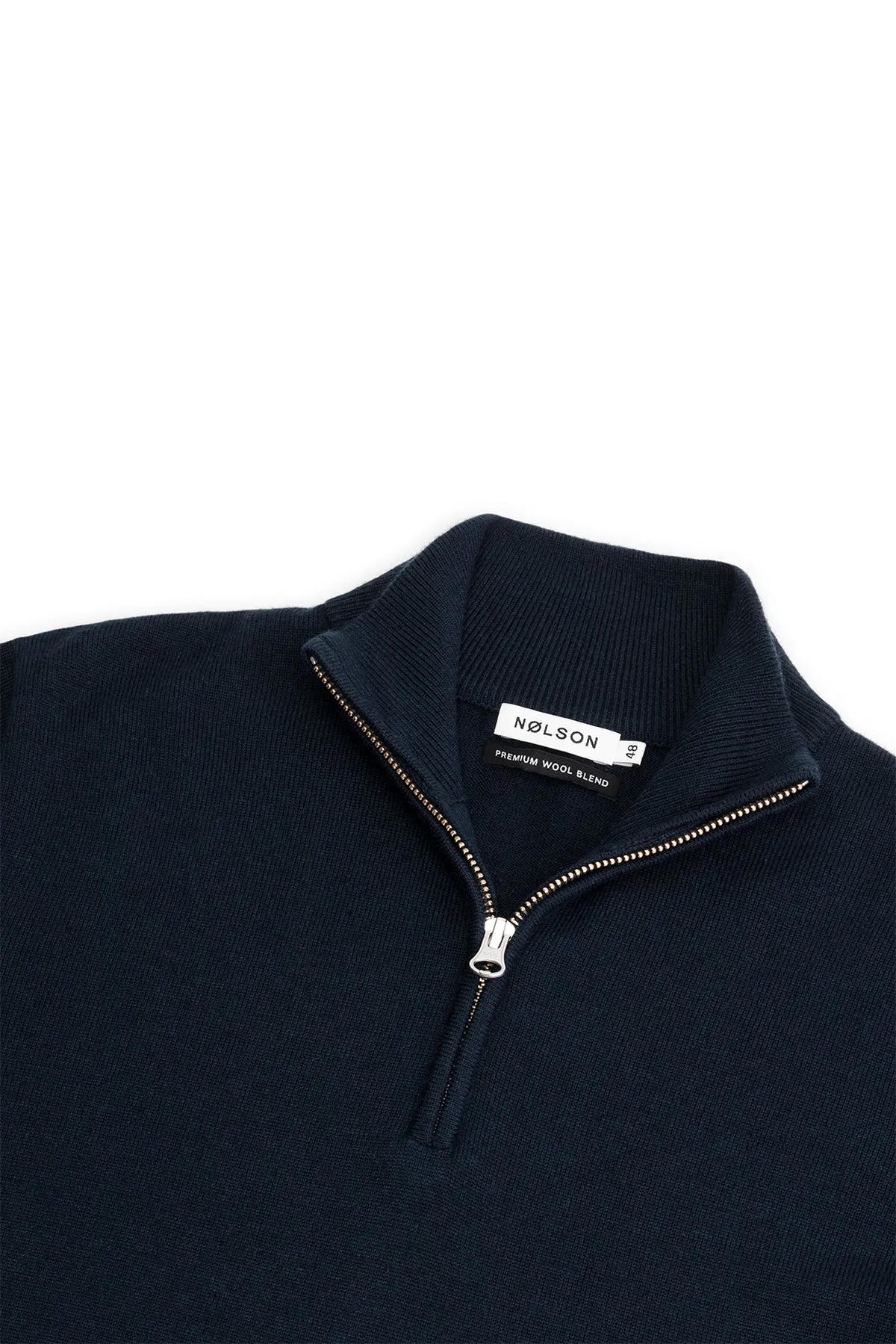 Quarter-zip Dark Blue Sweater