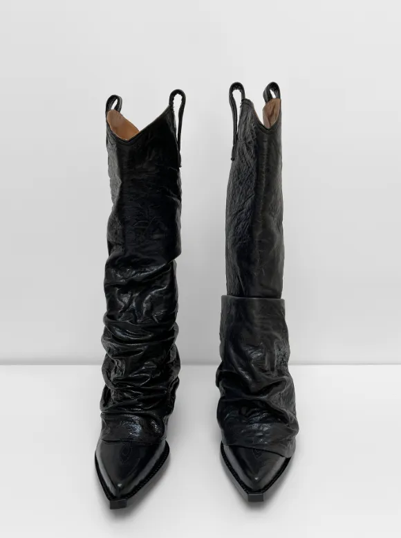 R13 Mid Cowboy Boots W/ Sleeve