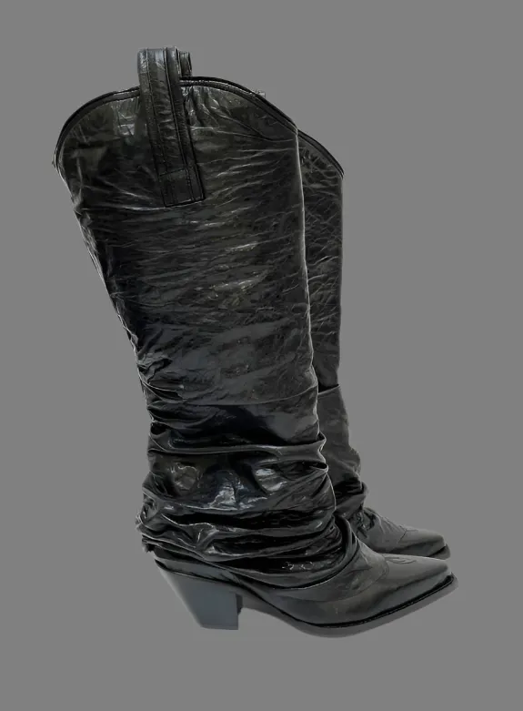 R13 Mid Cowboy Boots W/ Sleeve