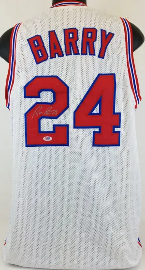 Rick Barry Signed Autographed New Jersey Nets Basketball Jersey (JSA COA)