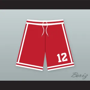 Ricky Bell 12 New Edition Red Basketball Shorts