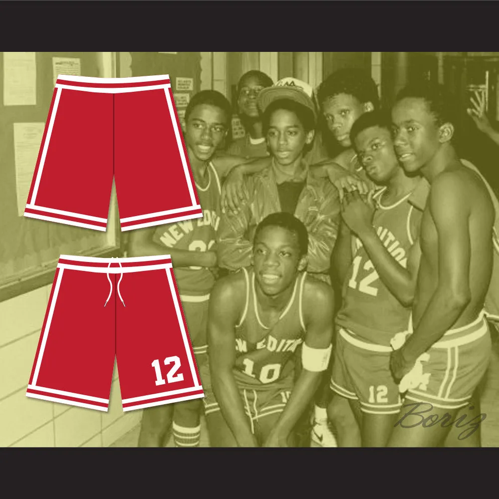 Ricky Bell 12 New Edition Red Basketball Shorts