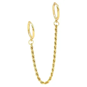 Rope Chain Huggie Earring