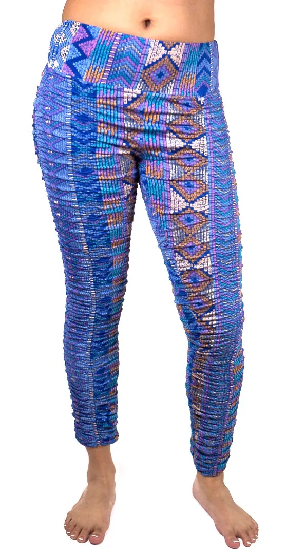Ruched Print Legging