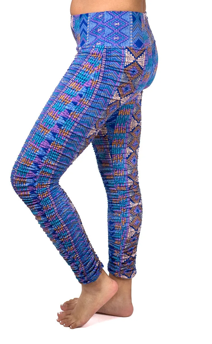 Ruched Print Legging