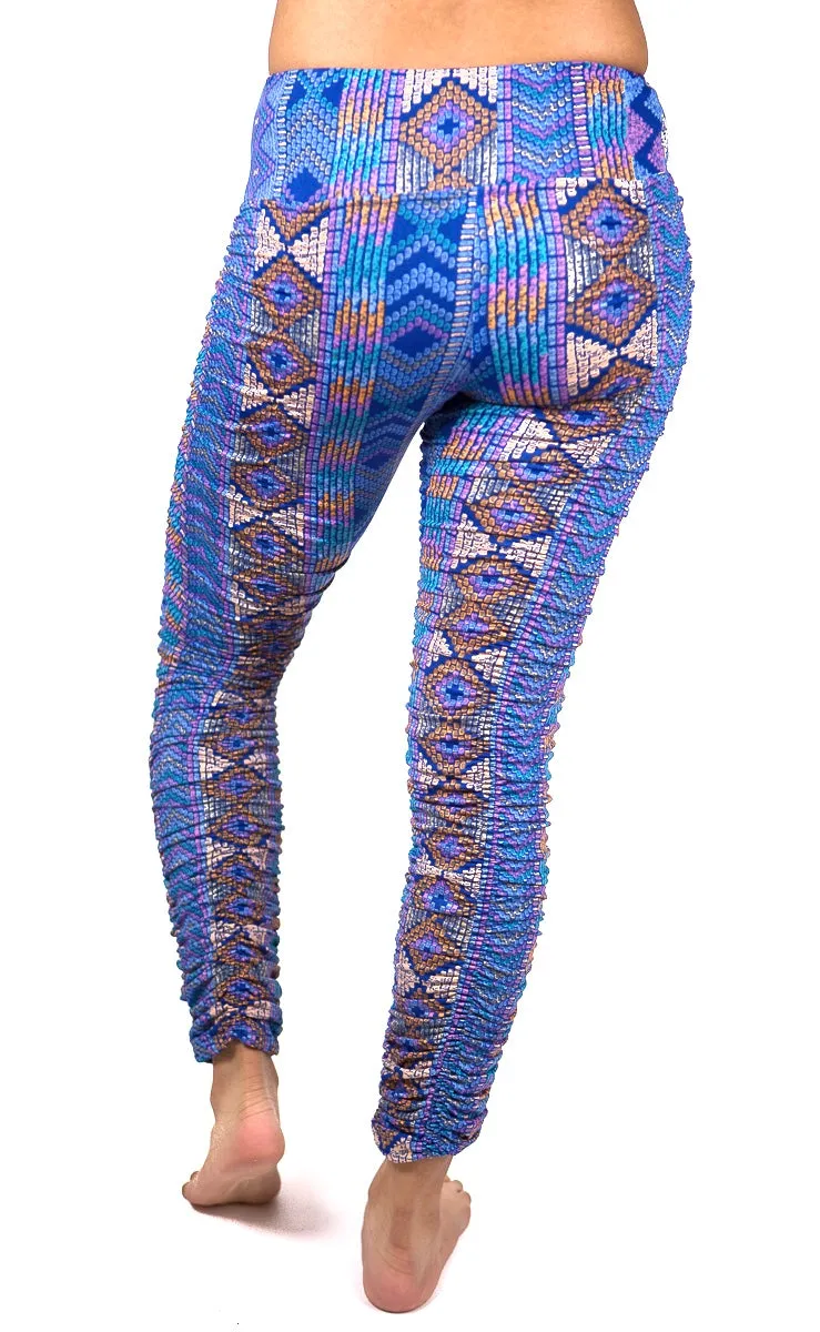 Ruched Print Legging