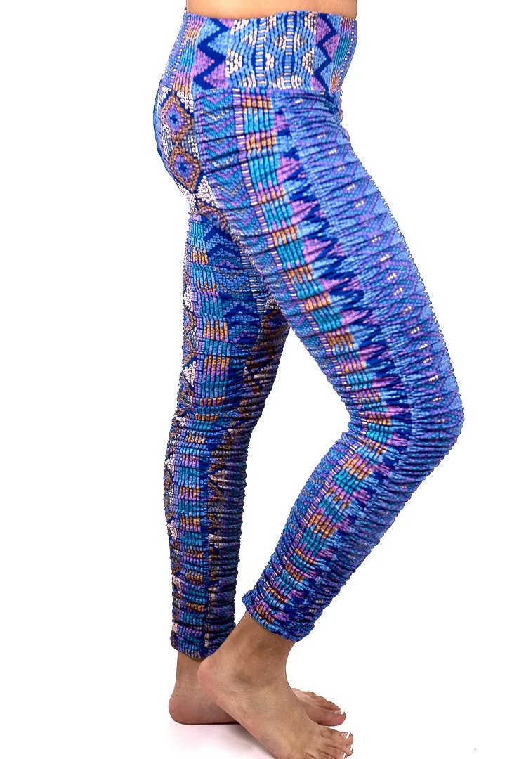 Ruched Print Legging