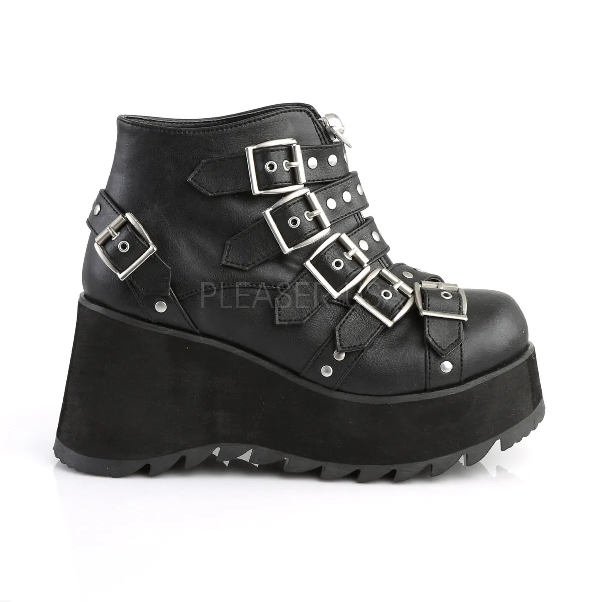 SCENE-30  Black Vegan Leather