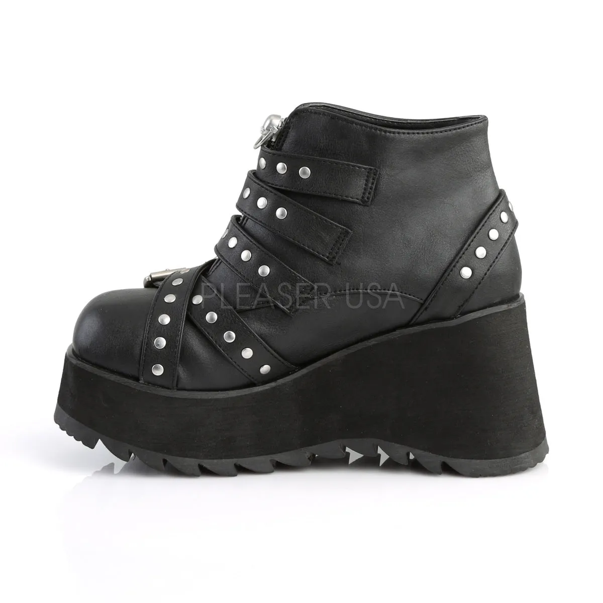 SCENE-30  Black Vegan Leather