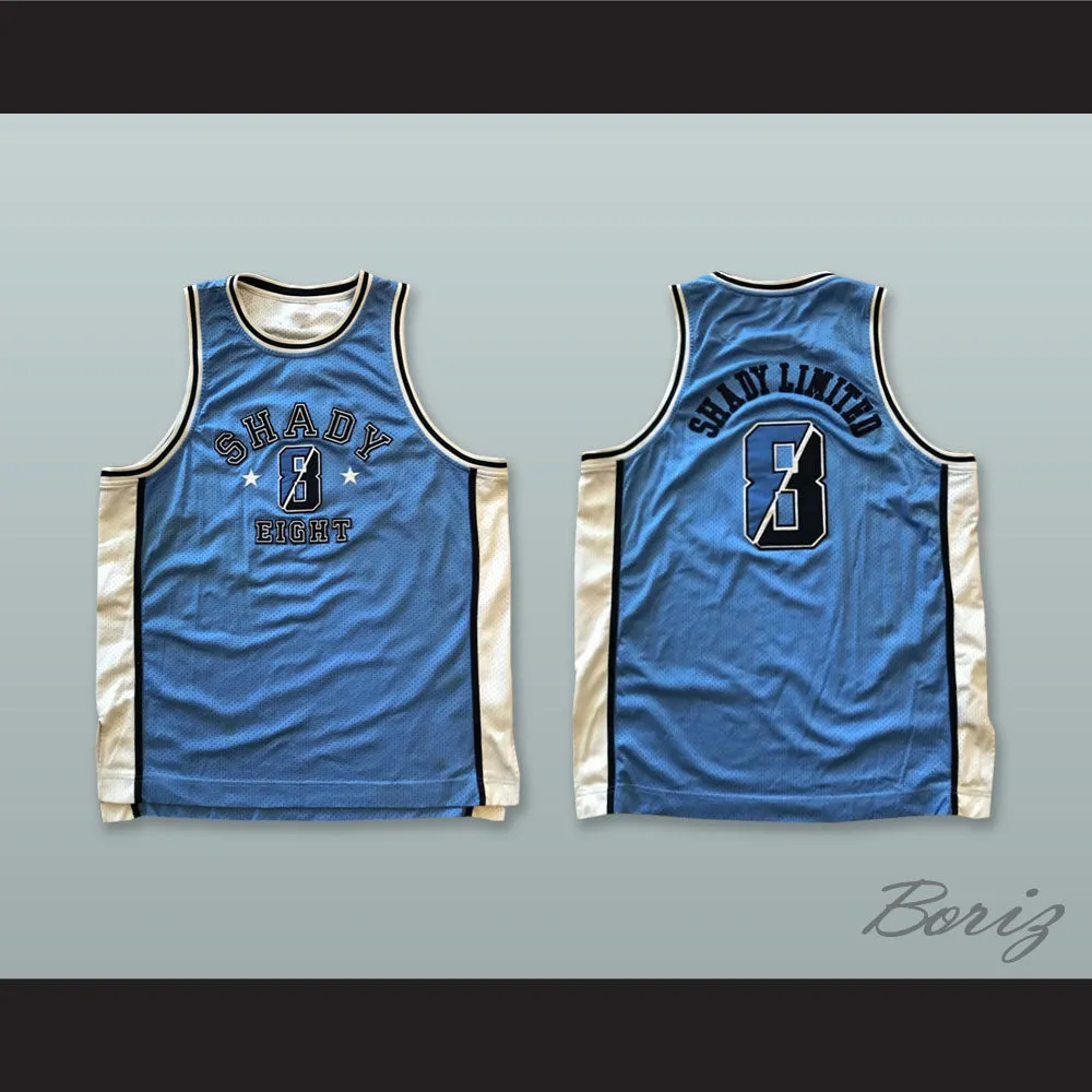 Shady Limited 8 Shady Eight Blue Basketball Jersey