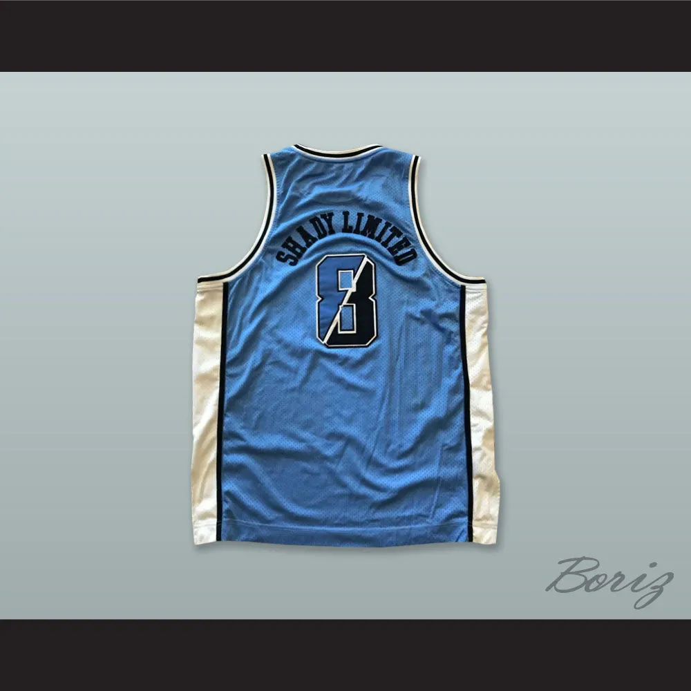 Shady Limited 8 Shady Eight Blue Basketball Jersey