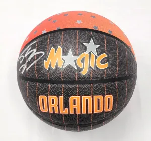 Shaquille O'Neal Signed Orlando Magic Wilson City Edition Basketball Beckett