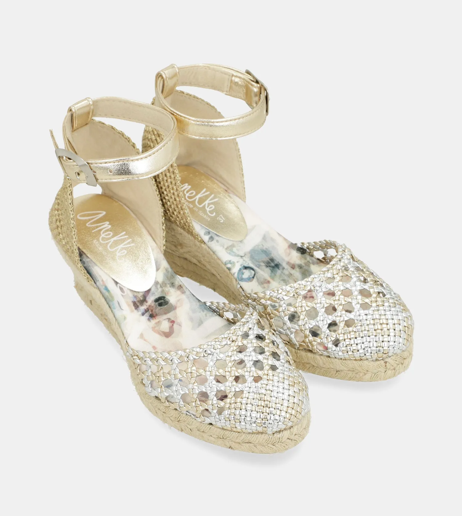 Silver wedge sandals Memories