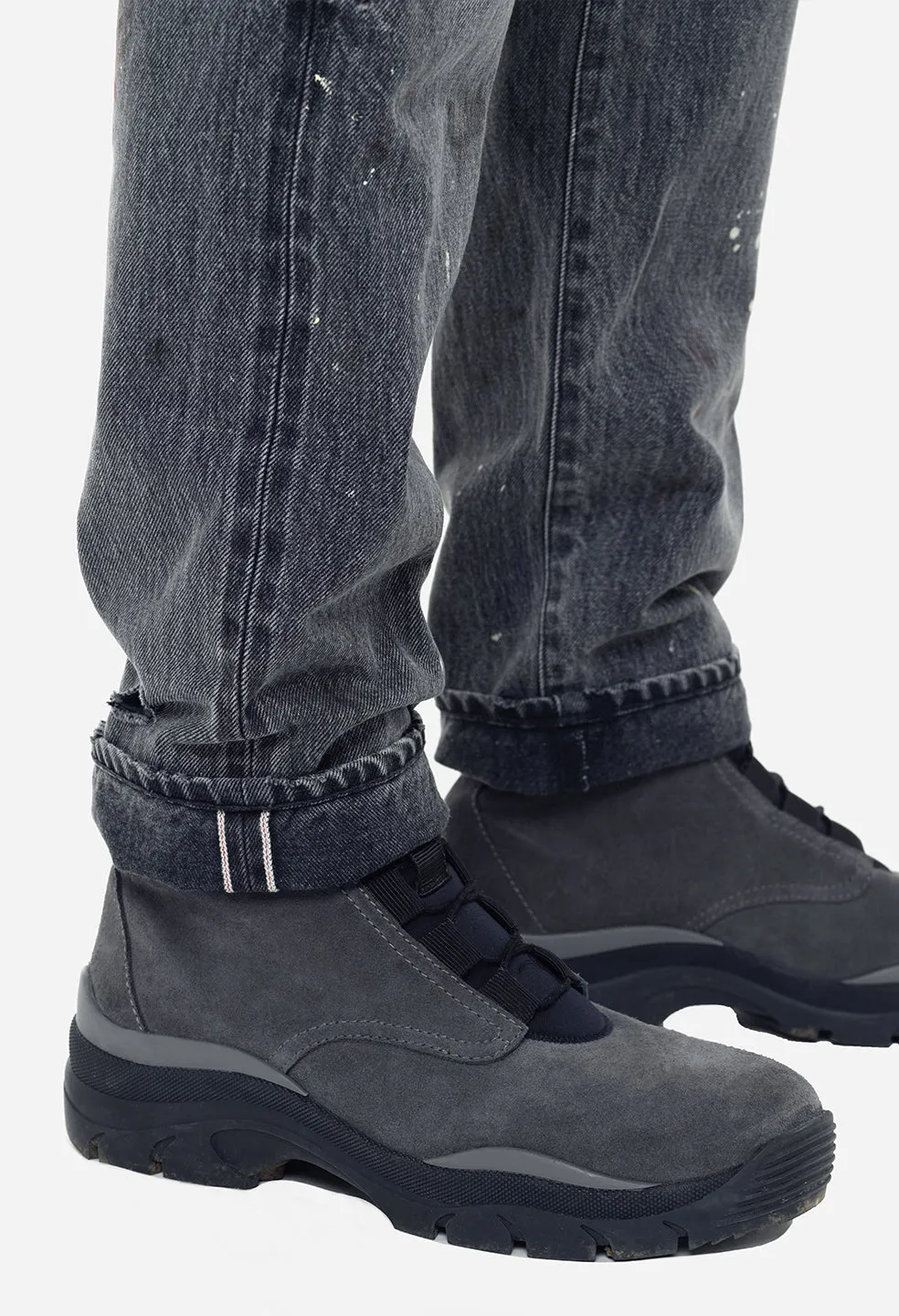 Speed Lace Up Boot / Shark Suede
