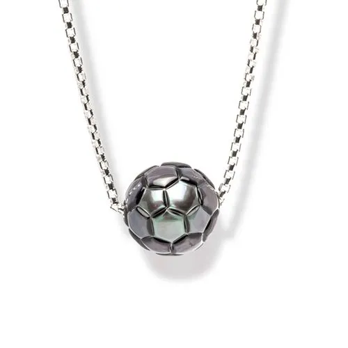 Tahitian Pearl Trophy Soccer Ball Pendant