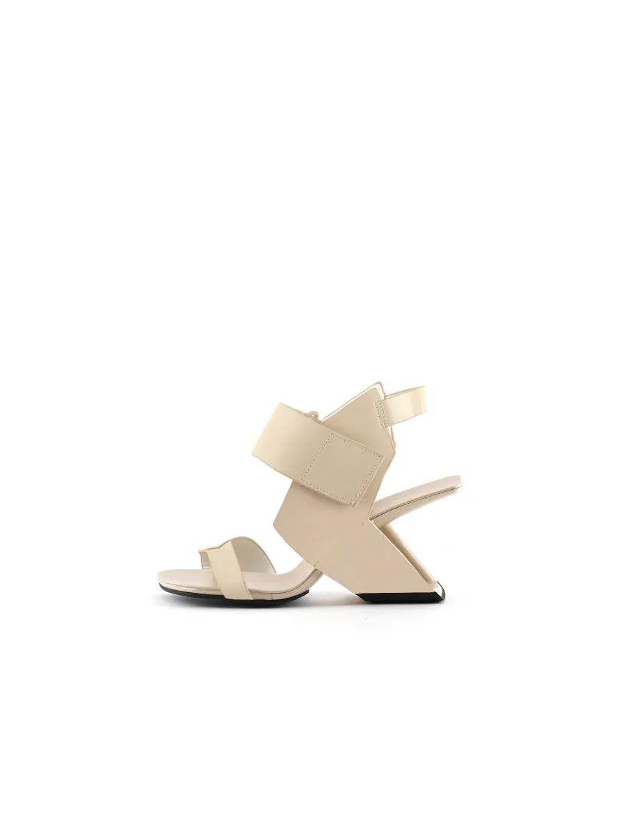 Tash Slingback Beige Leather Heel