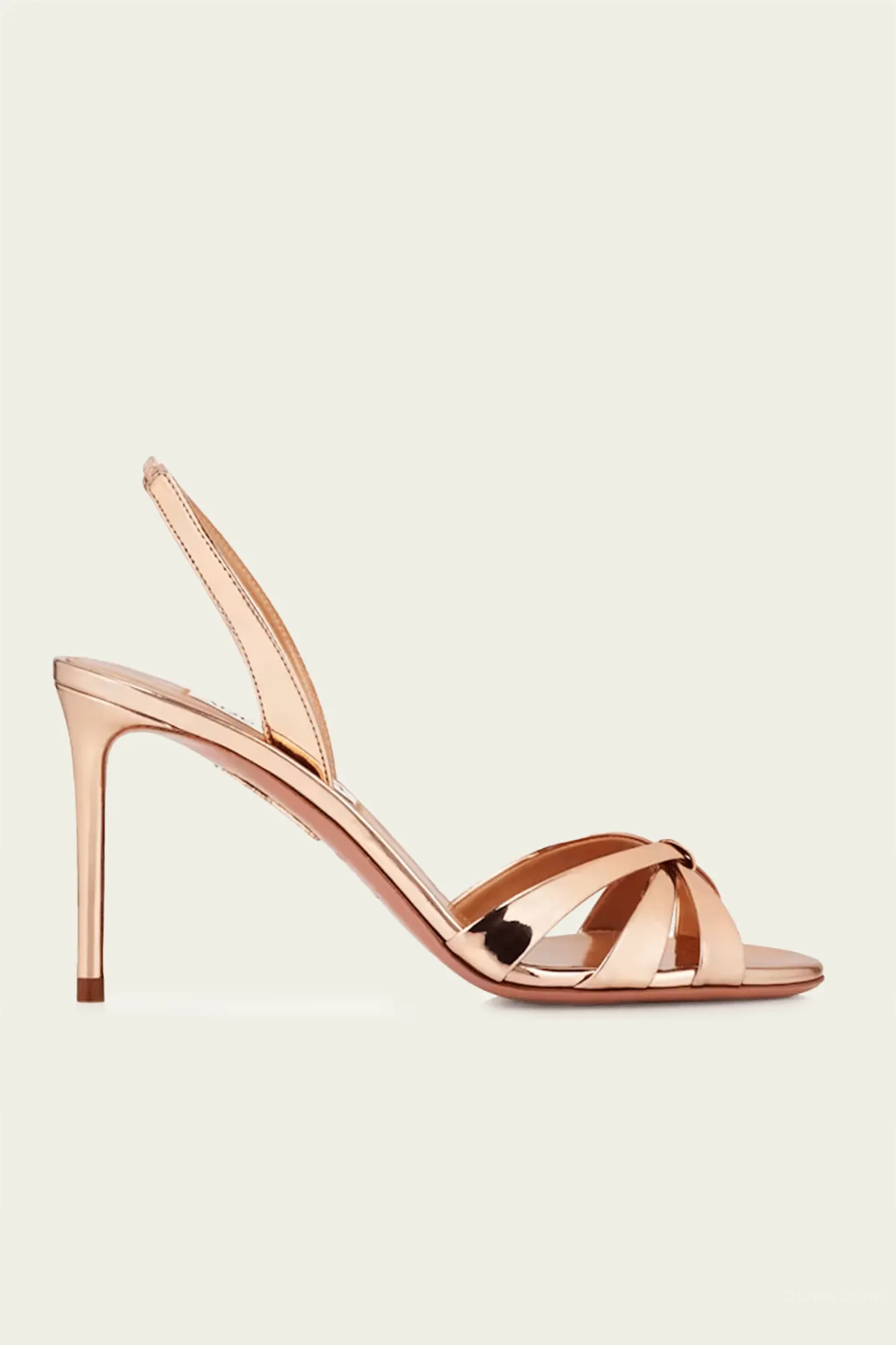 Tati Sandal 85 in Soft Gold