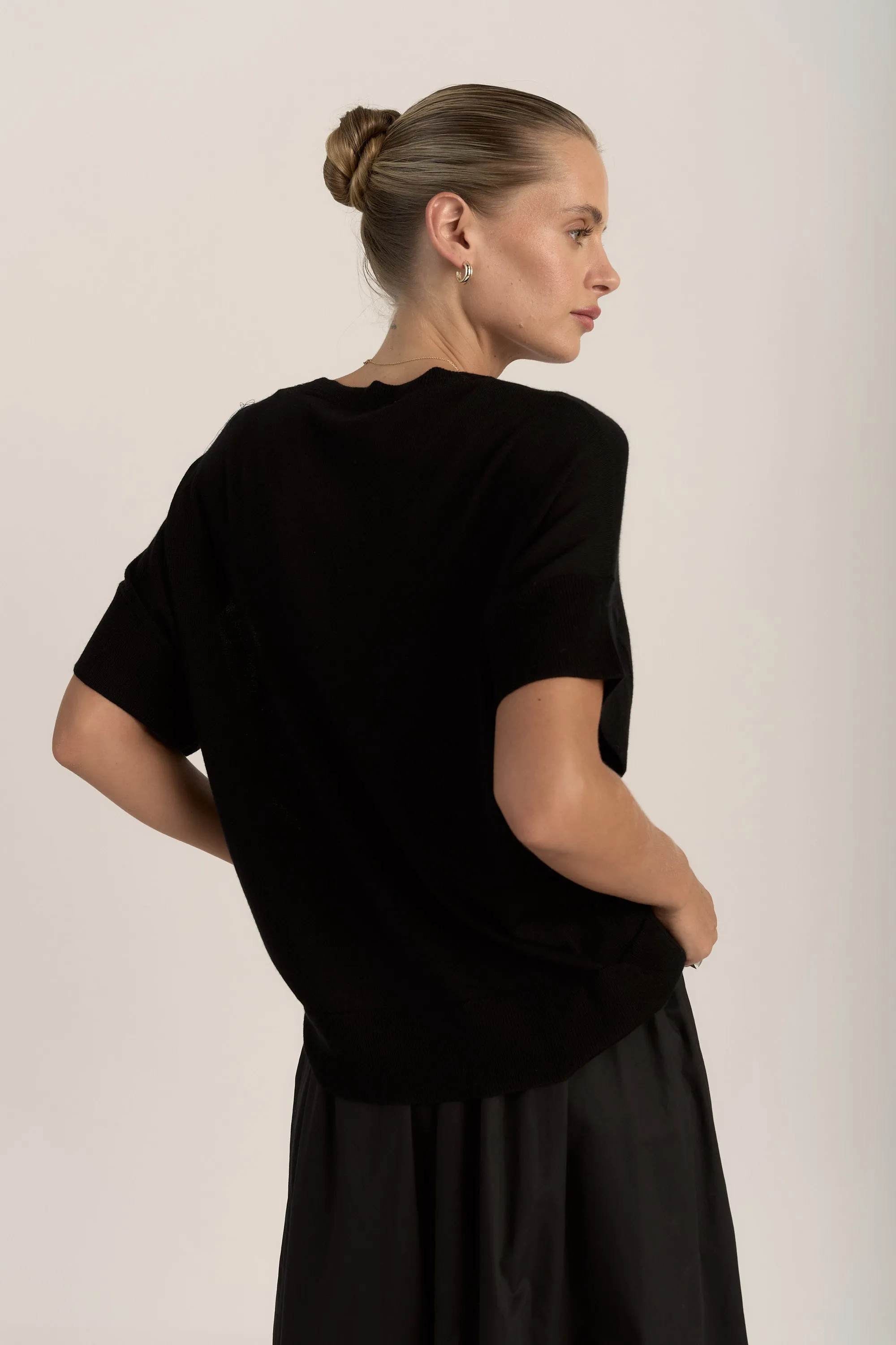 The Merino Silk Knit Tee