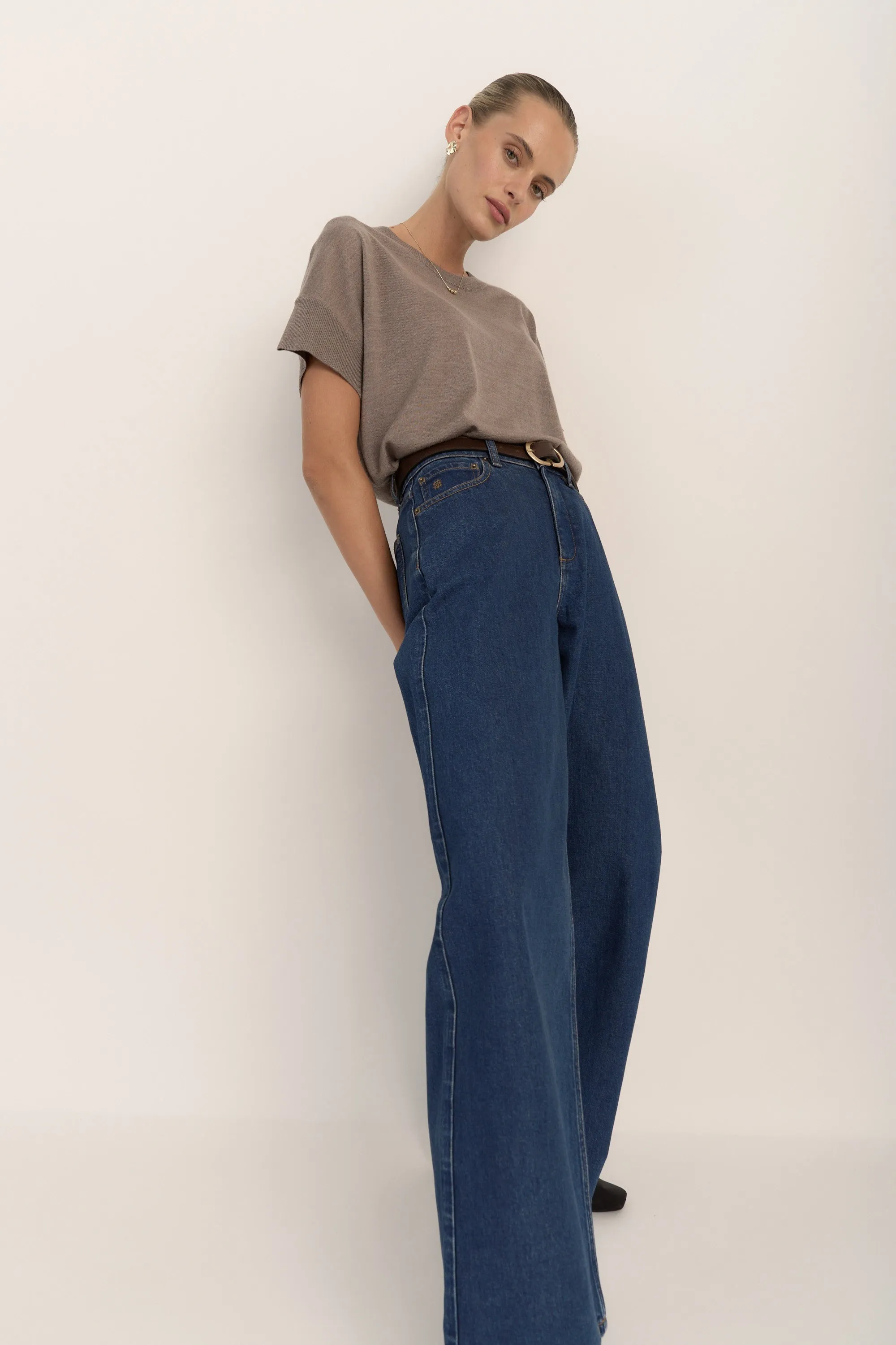 The Merino Silk Knit Tee