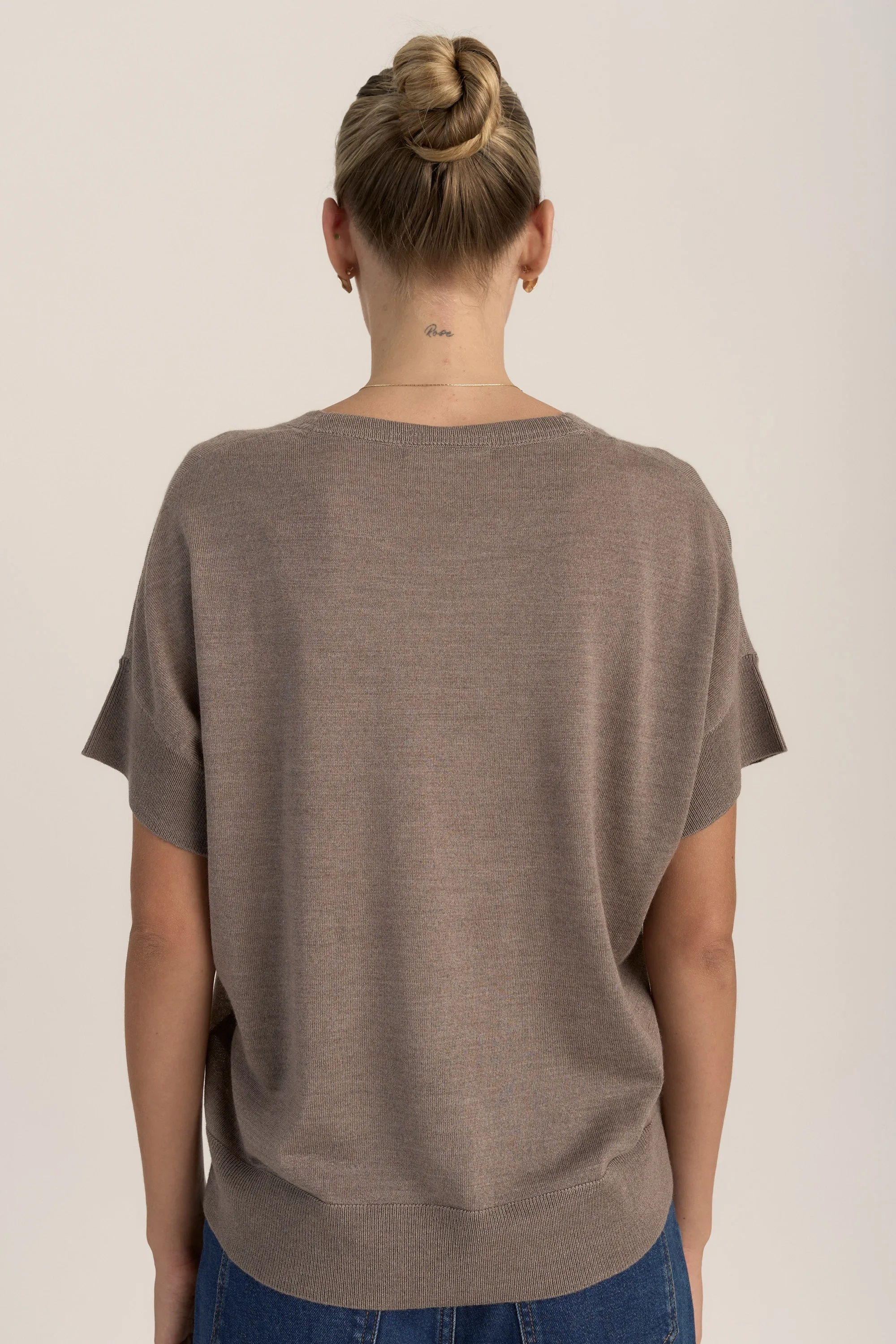 The Merino Silk Knit Tee