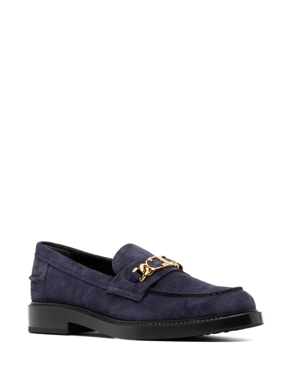 Tod's logo-plaque leather loafers