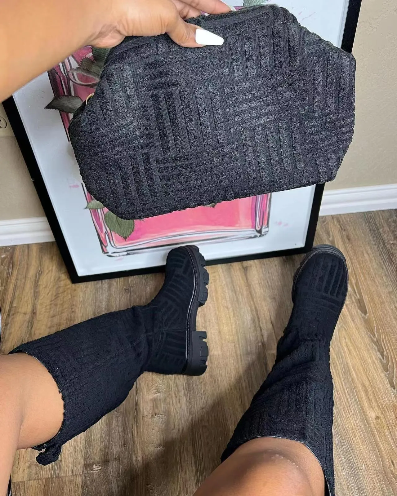 Towel Cotten Boots