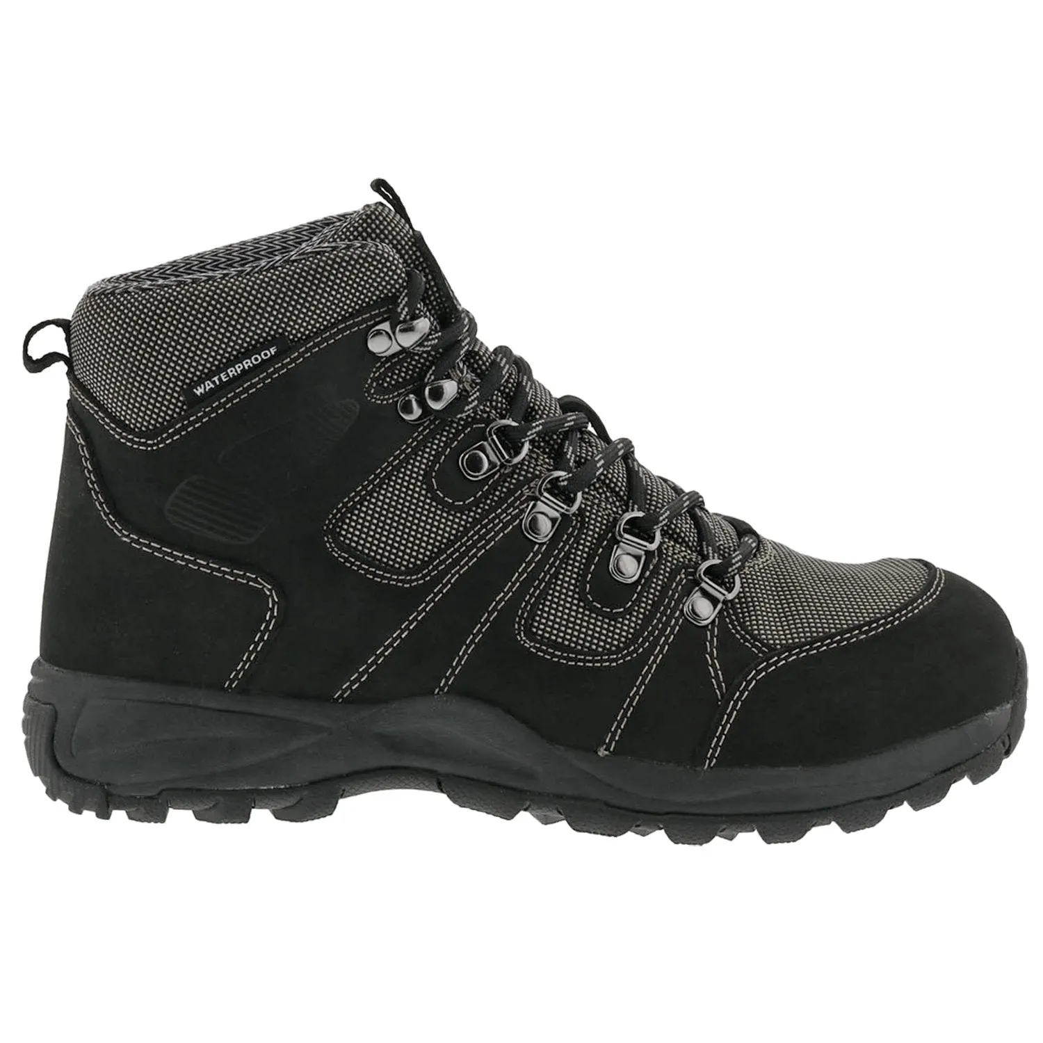 TREK Black Nubuck Leather