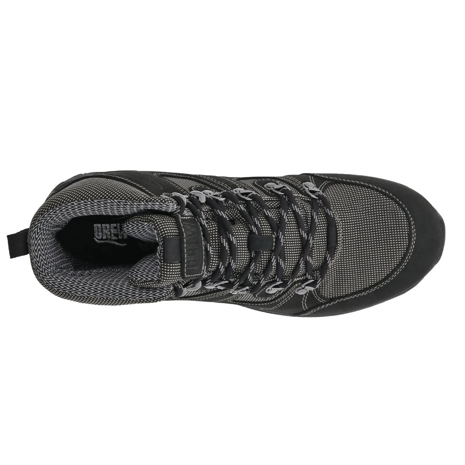 TREK Black Nubuck Leather