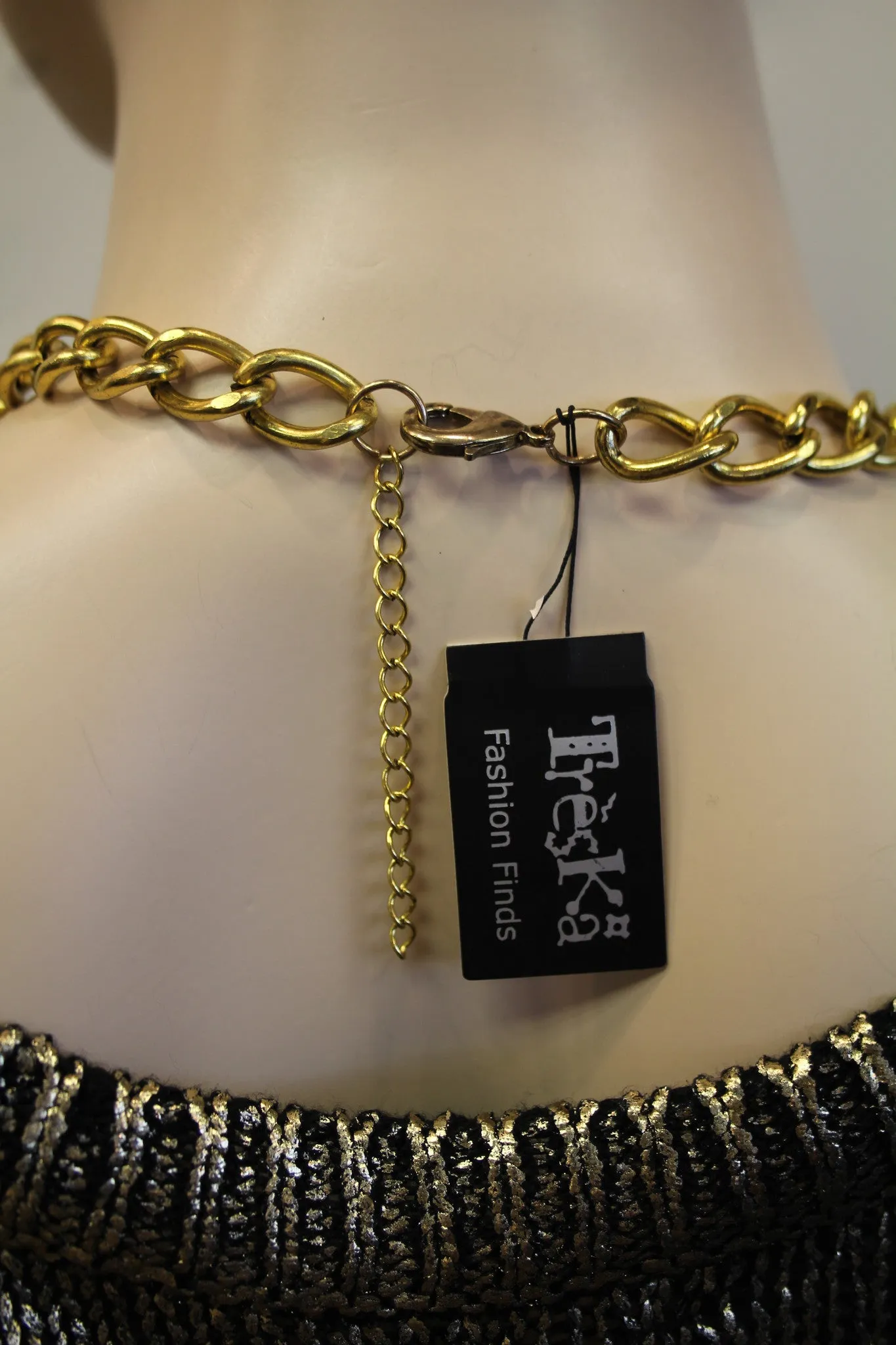 Treska | Pearl Black Diamond Pendant Necklace