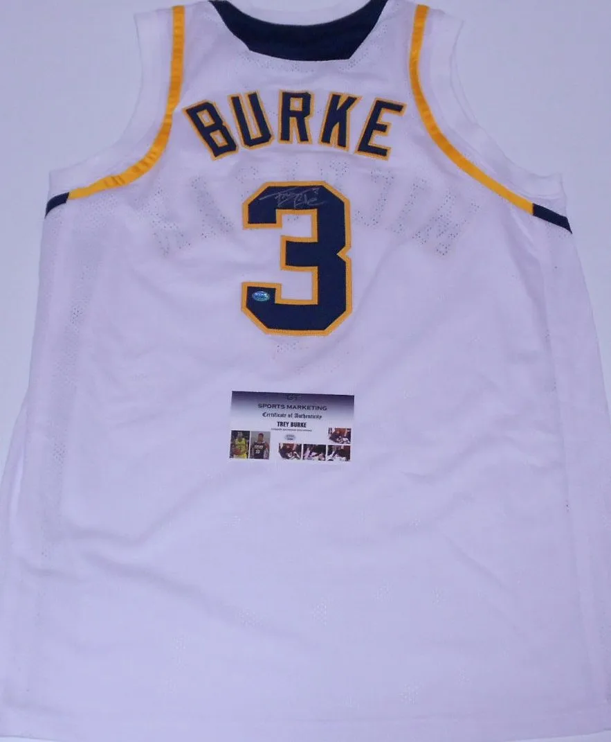 Trey Burke Signed Autographed Michigan Wolverines Basketball Jersey (Trey Burke COA)