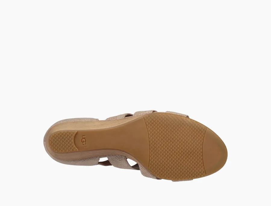 UGG Australia Women's Yasmin Snake Wedge | Horchata