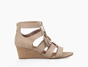 UGG Australia Women's Yasmin Snake Wedge | Horchata