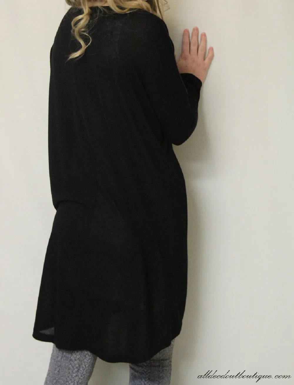 Umgee | Sweater Tunic Black