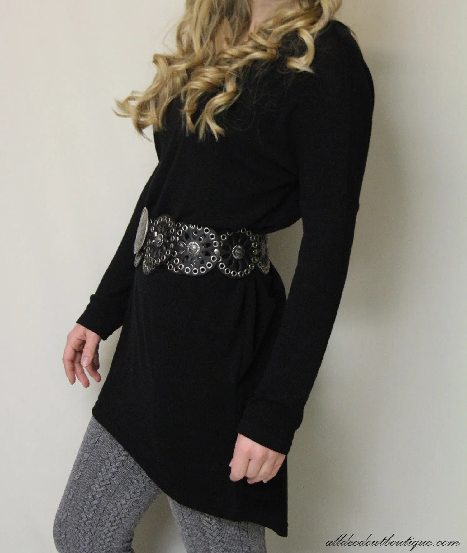 Umgee | Sweater Tunic Black