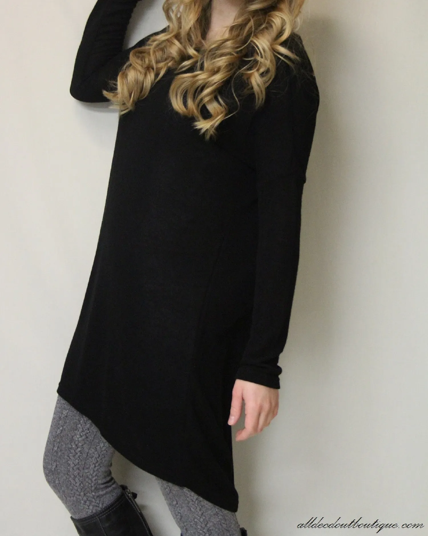 Umgee | Sweater Tunic Black